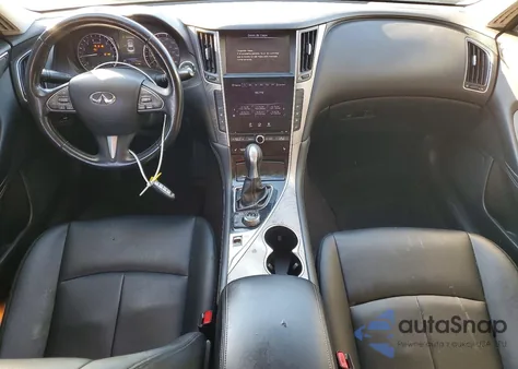 2015 Infiniti Q50 Base z USA, uszkodzony, nr VIN JN1BV7AP8FM355520